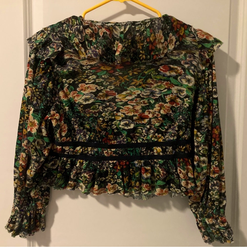 Free People Rudi Ruffle Crop Top - Picture 5 of 5